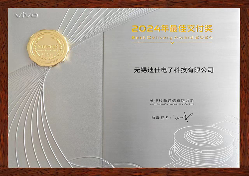 Vivo年度最佳交付奖